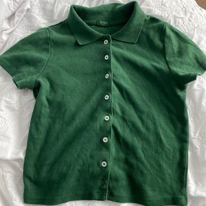 BRANDY COLLARED BUTTON UP